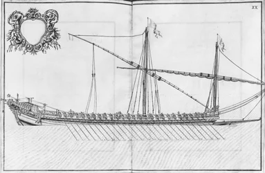 Costruzione, equipaggiamento e varo di una galea, tavola XX